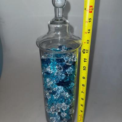 Homewares Candy Buffet Tall Circular Glass Jar w/Lid