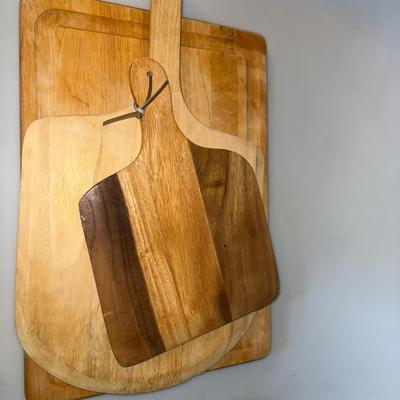 Lot of cutting boards