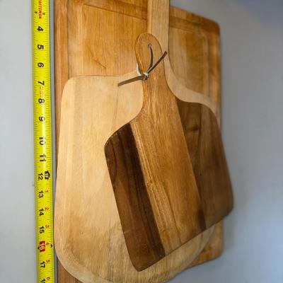 Lot of cutting boards