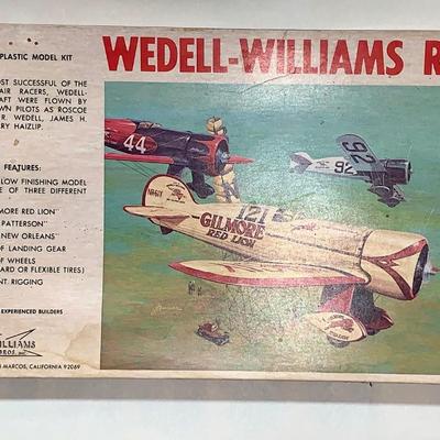 1960s Wedell-Williams Racer Airplane Kit