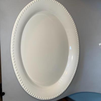 Beaded Oversized Serving Platter