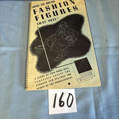 Antique 1936 Fashion Figures Book