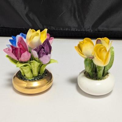 Aynsley & Straffs Bone China Rose Flower Bouquets Hand Made England (DR)