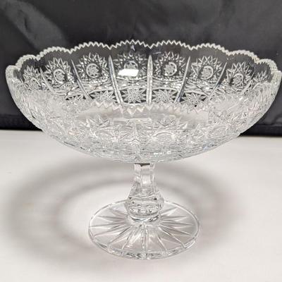 Vintage USSR U.S.S.R Soviet Russian Pedestal Bowl (DR)