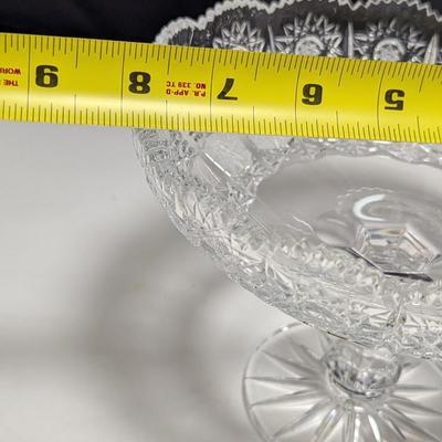 Vintage USSR U.S.S.R Soviet Russian Pedestal Bowl (DR)