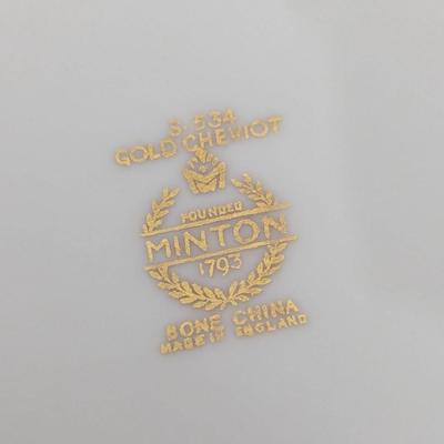 Minton Bone China Gold Cheviot Servers (DR)