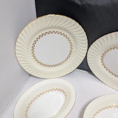 Minton Bone China Gold Cheviot Servers (DR)