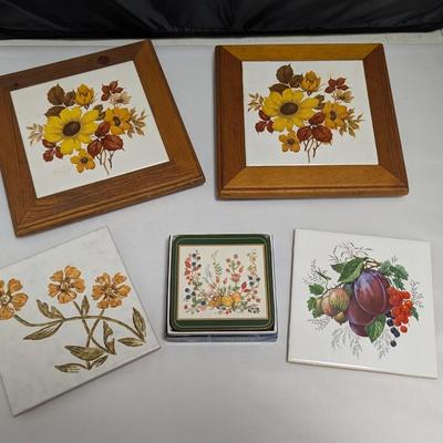 Vintage Trivets & Aynsley Coasters Marucs Handicraft Inc