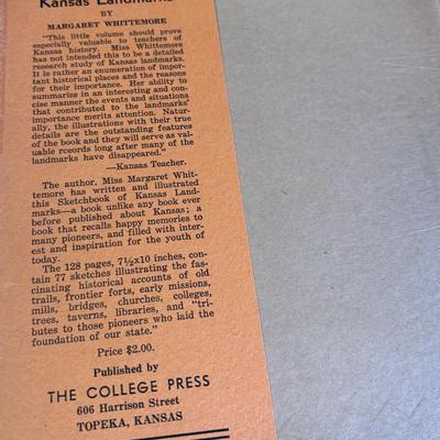 1936 Sketchbook of Kansas Landmarks