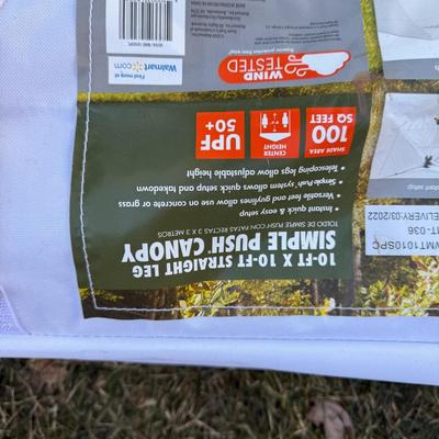 10Ft x 10Ft instant slant leg canopy lot of 2