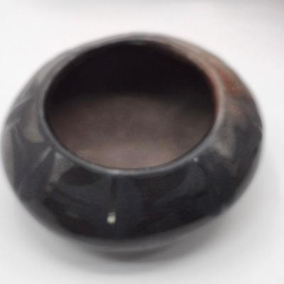 Marie Pacheco Blackware Pottery Bowl