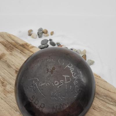 Marie Pacheco Blackware Pottery Bowl