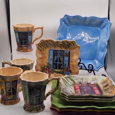 Rue de Paris Luncheon Set