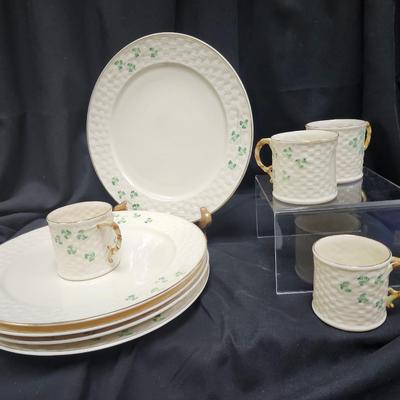 Belleeck Pottery Dishware Set 1