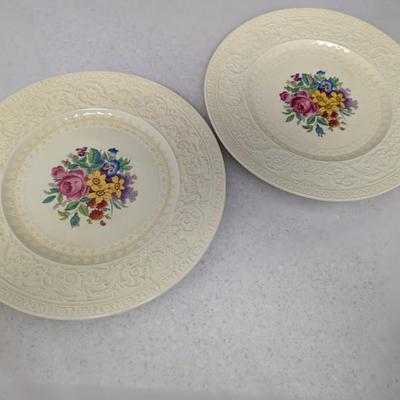 2 - Vintage Royal Cauldon England Dinner Plates #56