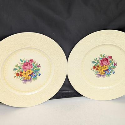 2 - Vintage Royal Cauldon England Dinner Plates #56