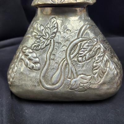 Vtg. Hand Embossed Pot