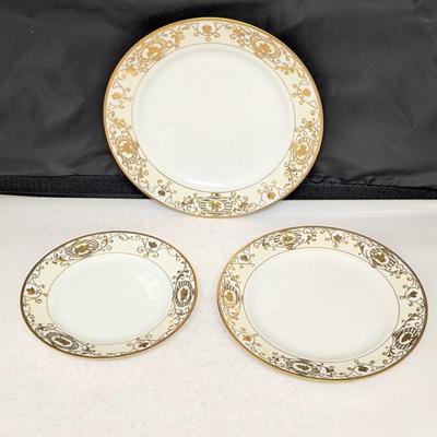 16 - Hand Painted Nippon Plates