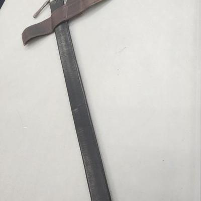 Medieval Sword, Scabbard, and Belt