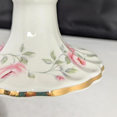 Fine Bone China Crown Staffordshire Cake Platter & Royal Albert Val D'or Plates #59