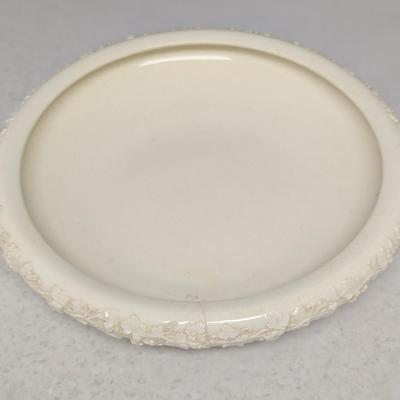 Wedgwood Embossed Queensware Cream On Cream Console Centerpiece Bowl #61