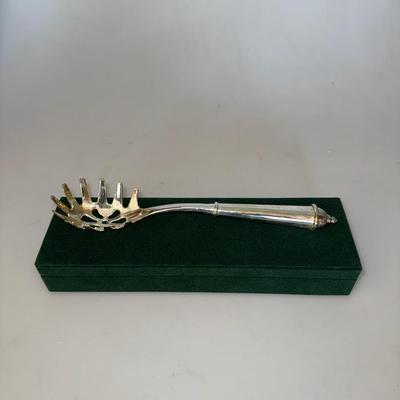 Copenhagen Silverplated Spaghetti Serving Ladle Fork
