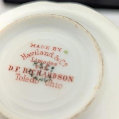 Haviland & Co. Limoges Plates Different Marks D. F. Richardson Toledo Ohio