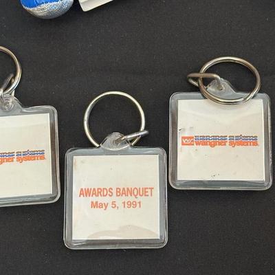 Lot of Vintage Advertising Trinkets and Marbles