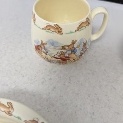 Bunnykins Royal Doulton China Dishes #63