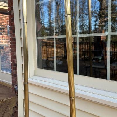 Two Tiffany Style Floor Lamps