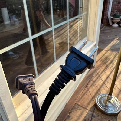 Two Tiffany Style Floor Lamps