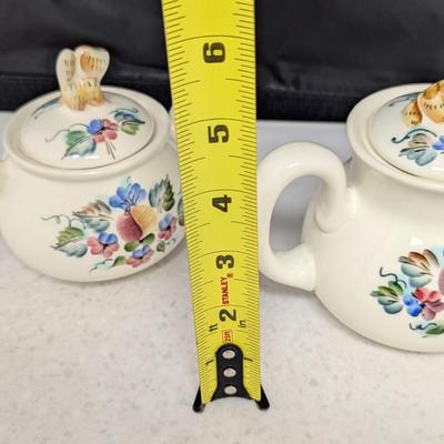 International Marked Coffee Pot & Sugar Dish #65