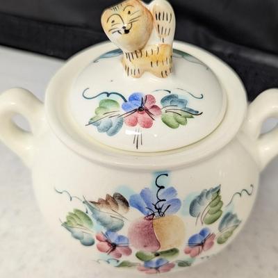 International Marked Coffee Pot & Sugar Dish #65