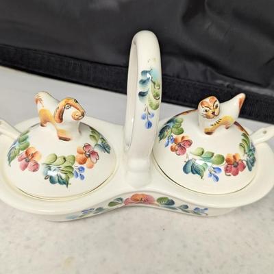International Marked Butter & Condiment Dish #66