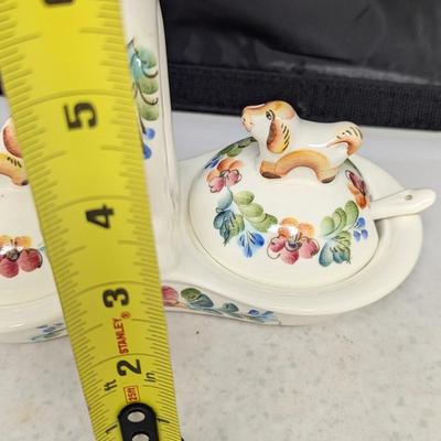 International Marked Butter & Condiment Dish #66