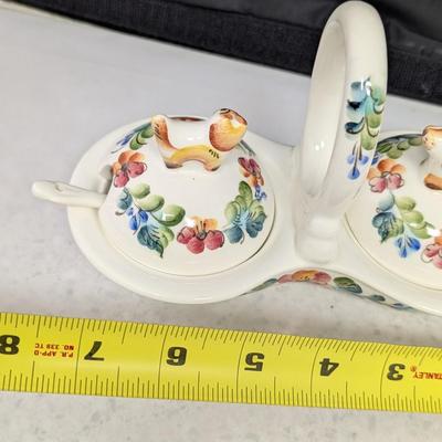 International Marked Butter & Condiment Dish #66