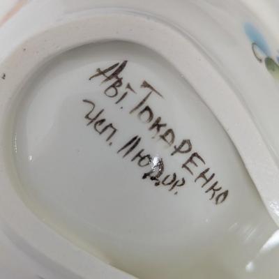 International Marked Butter & Condiment Dish #66