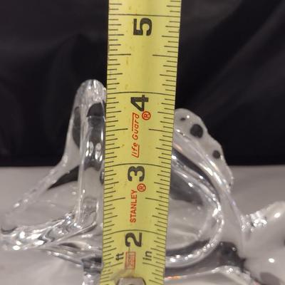 Vintage Glass Paperweight/Ashtray Open Mouth Fish Design- Possibly Vannes Le Chatel