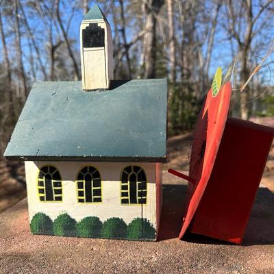 Lot of Bird Watching Items including Two Birdhouses and More!