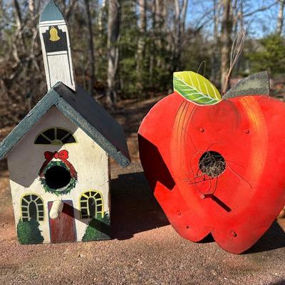 Lot of Bird Watching Items including Two Birdhouses and More!