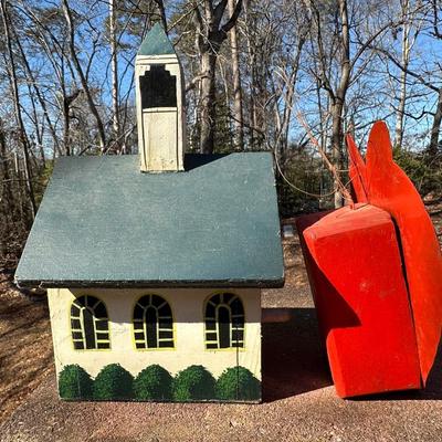 Lot of Bird Watching Items including Two Birdhouses and More!