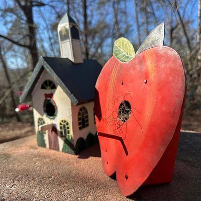 Lot of Bird Watching Items including Two Birdhouses and More!