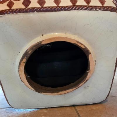 LOT 7B: Italian Ceramic Garden Seat.