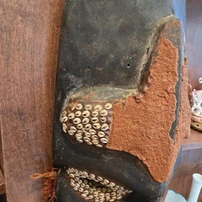 LOT 17A: Tribal Mask Wall Decor