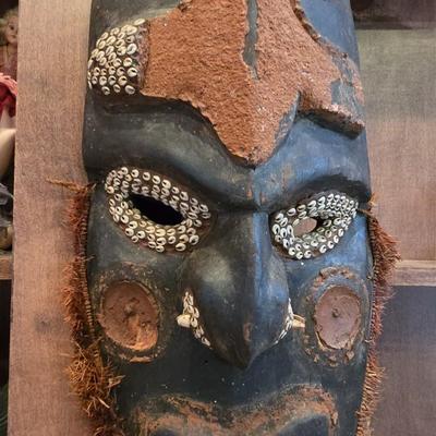LOT 17A: Tribal Mask Wall Decor