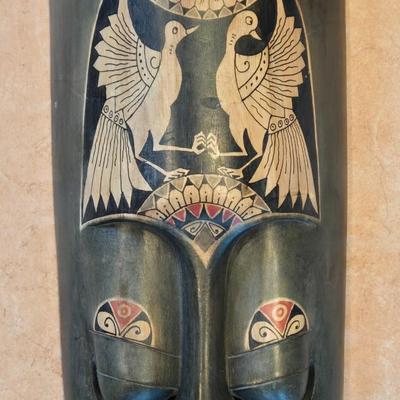 LOT 18A: African Mask Wall Decor
