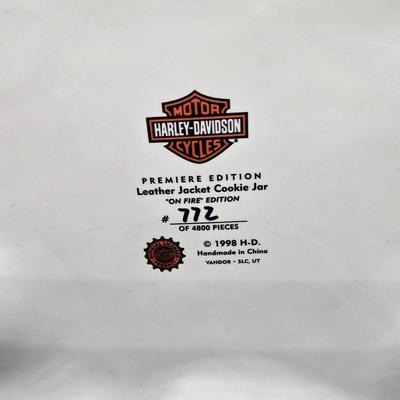 LOT 63B: Numbered Harley Davidson Cookie Jar