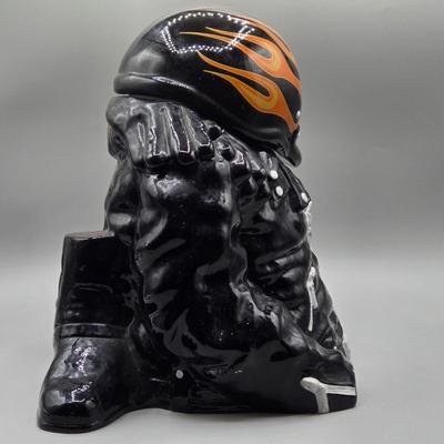 LOT 63B: Numbered Harley Davidson Cookie Jar