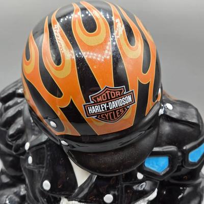 LOT 63B: Numbered Harley Davidson Cookie Jar