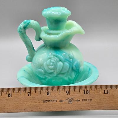 LOT 68A: Country Decor Including Napkin Rings and Music Box